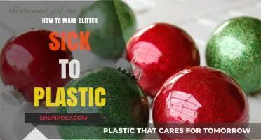 Easy DIY: How to Make Glitter Stick to Plastic Surfaces
