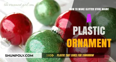 Easy DIY: Make Glitter Stay Inside Plastic Ornaments Effortlessly