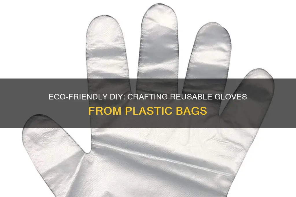how to make gloves from plastic bags