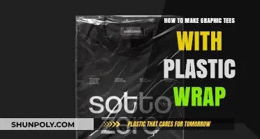 DIY Graphic Tees: Easy Plastic Wrap Transfer Technique Revealed