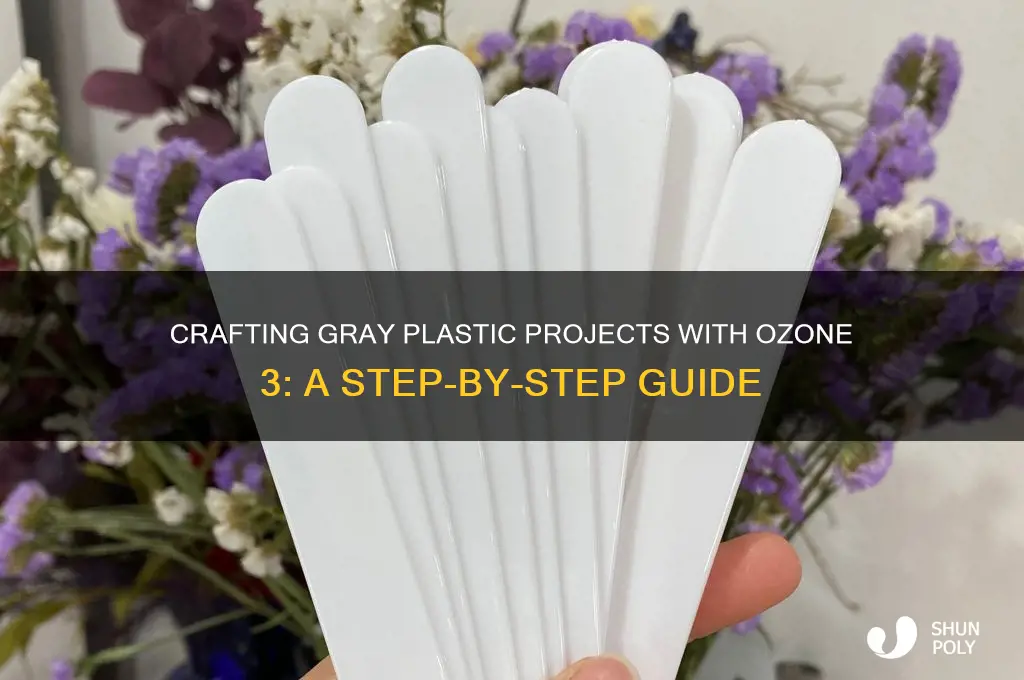 how to make gray plastic projcect ozone 3