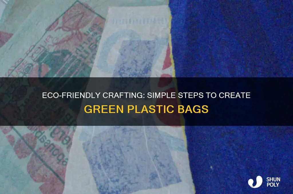 how to make green plastic bag