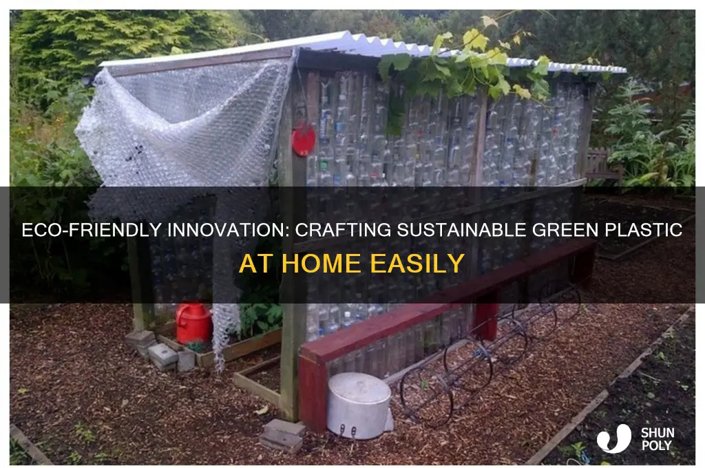 how to make green plastic