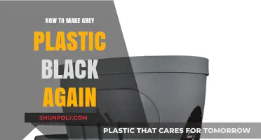 Revive Grey Plastic: Simple DIY Methods to Restore Black Color