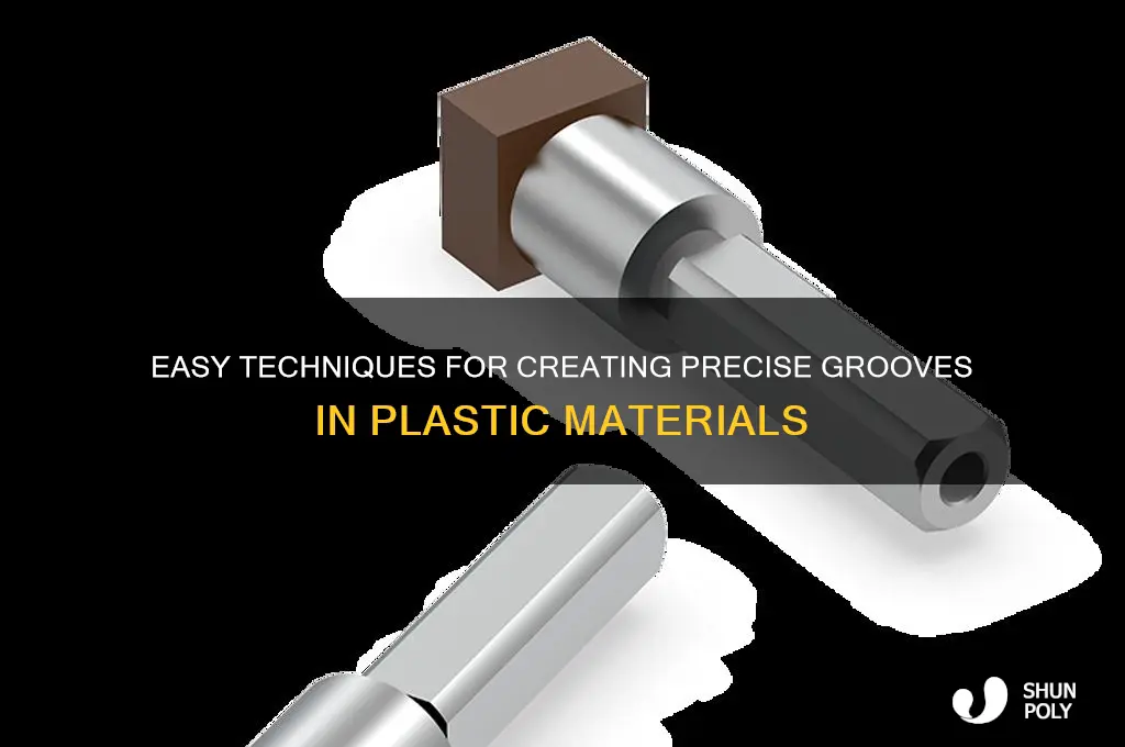 how to make grooves in plastic