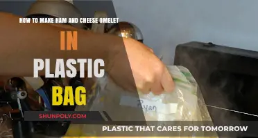 Easy Ham and Cheese Omelet: Plastic Bag Cooking Hack