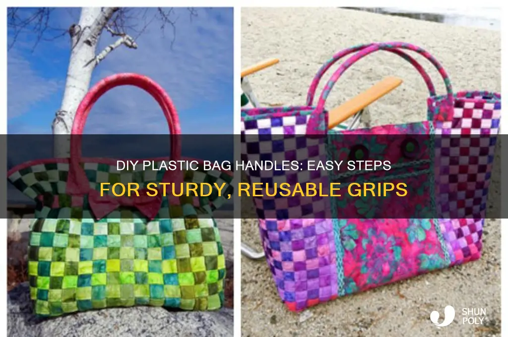 how to make handles for plastic bags