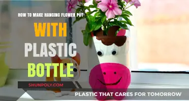 Creative DIY: Crafting Hanging Flower Pots from Plastic Bottles