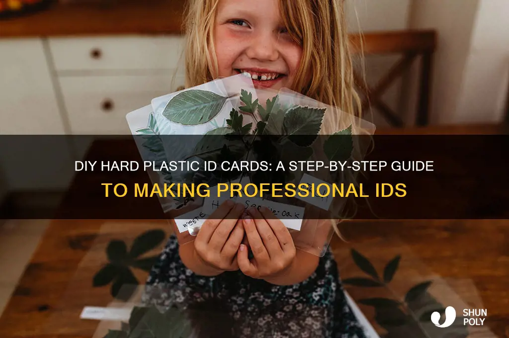 how to make hard plastic id cards