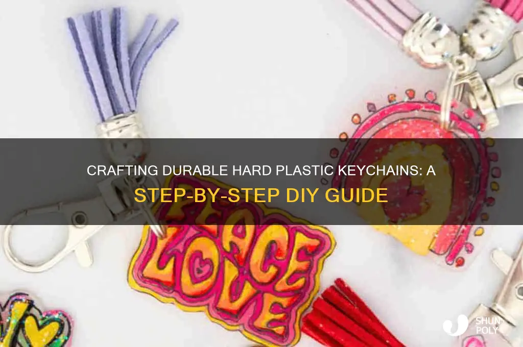 how to make hard plastic keychains