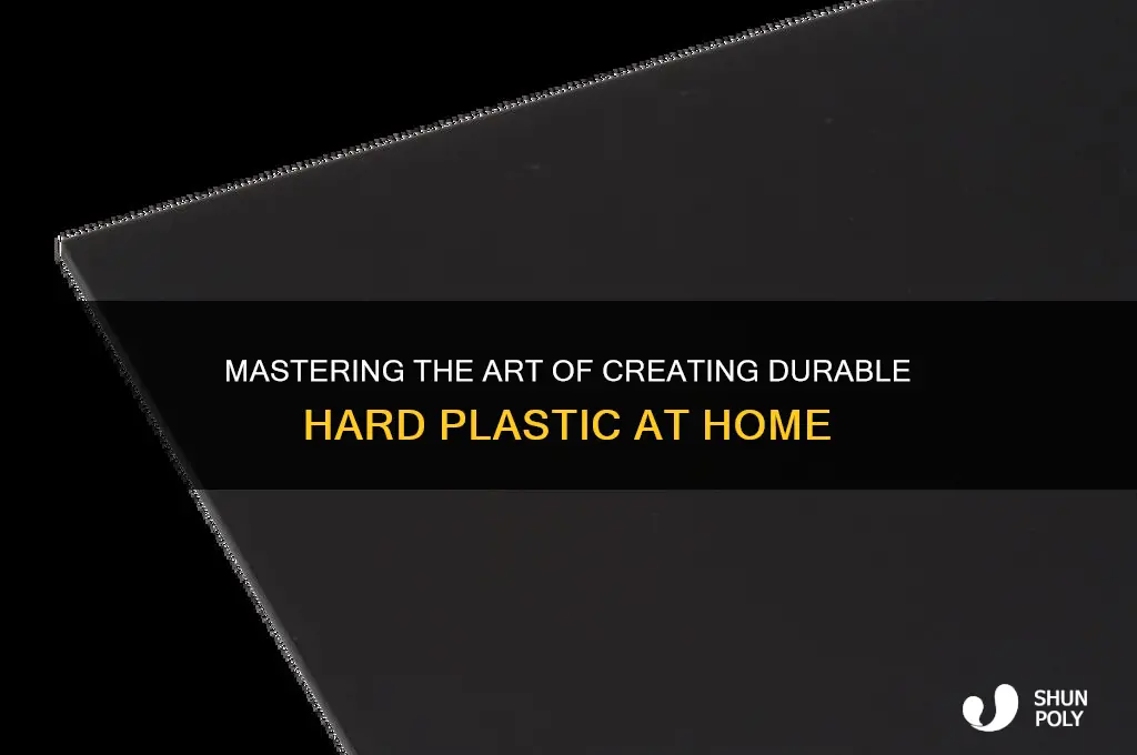 how to make hard plastic