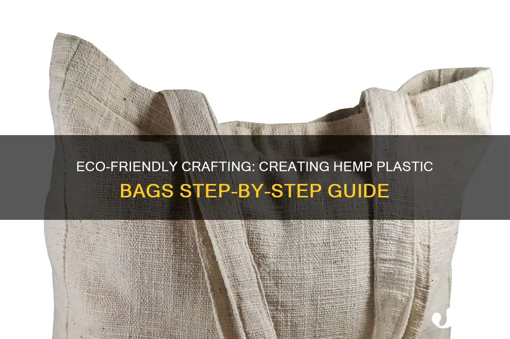 how to make hemp plastic bags