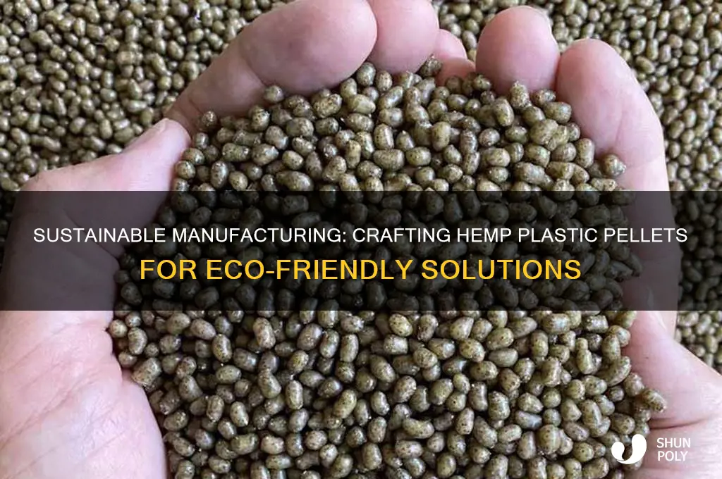 how to make hemp plastic pellets