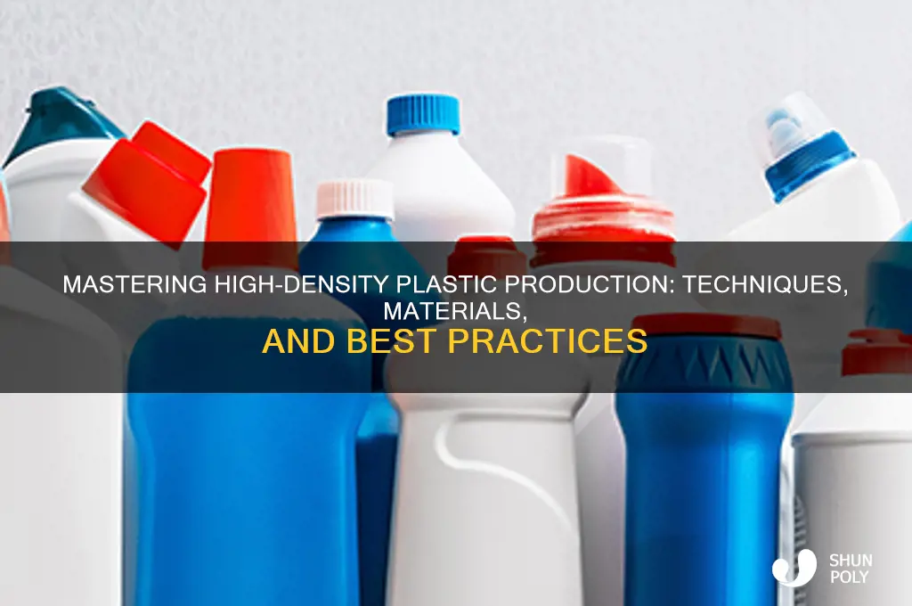 how to make high density plastic