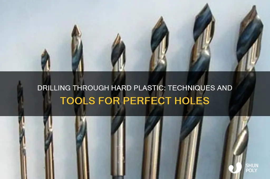 how to make hole in hard plastic