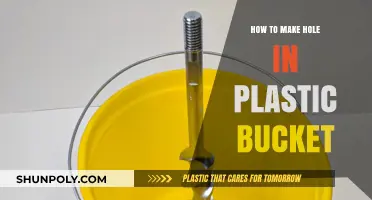 Easy DIY Guide: Drilling a Hole in a Plastic Bucket
