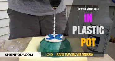 Easy DIY Guide: Drilling a Hole in Plastic Pots for Plants