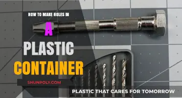 Drilling Holes in Plastic Containers: Easy Guide