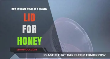 DIY Honey Lid: Simple Steps to Drill Plastic Holes