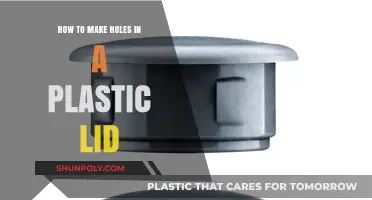 Easy DIY Guide: Drilling Perfect Holes in Plastic Lids