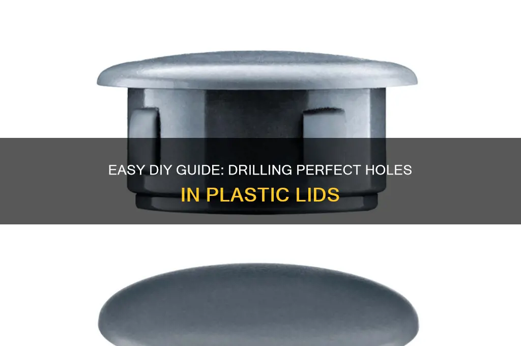 how to make holes in a plastic lid