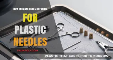 Easy Fabric Piercing: Creating Holes for Plastic Needles in Crafts