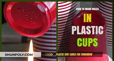 Easy DIY Guide: Creating Precise Holes in Plastic Cups Effortlessly