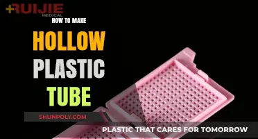 DIY Guide: Crafting Hollow Plastic Tubes with Simple Tools and Techniques