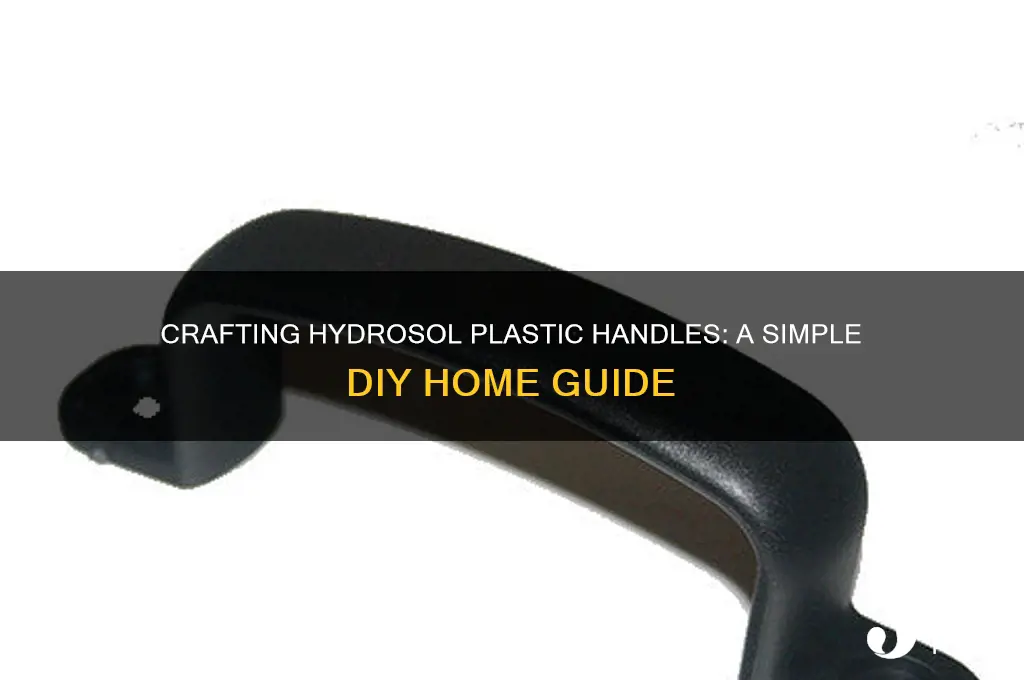 how to make home made hydrosol plastic handle