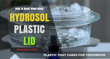 DIY Hydrosol Storage: Crafting Plastic Lids at Home Easily