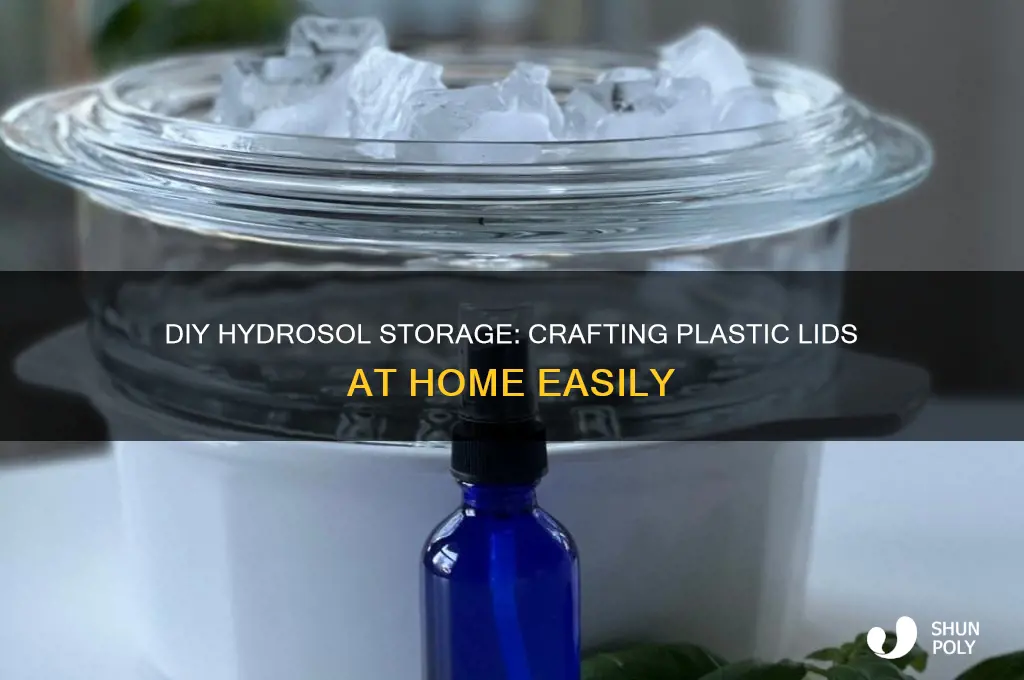 how to make home made hydrosol plastic lid