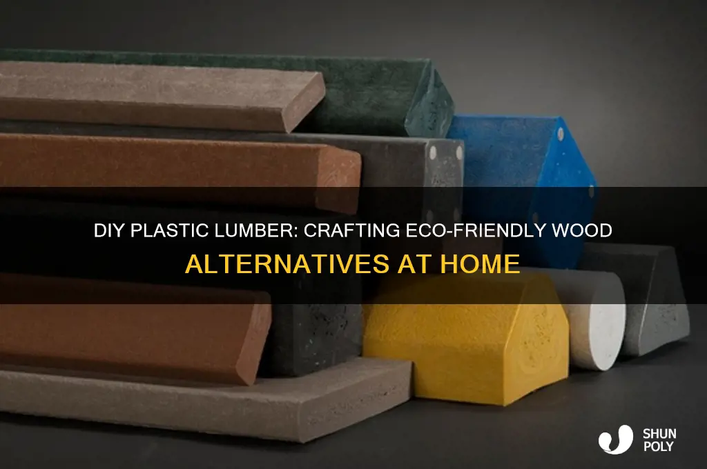 how to make homemade plastic lumber