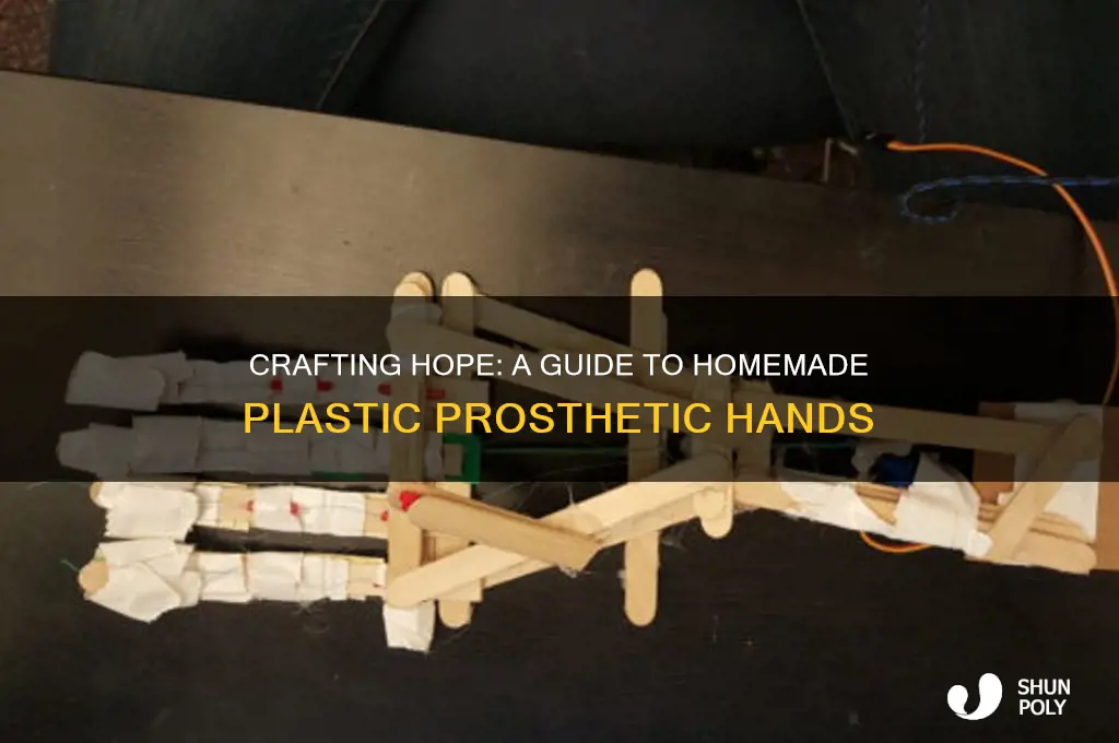 how to make homemade plastic prosthetic hands