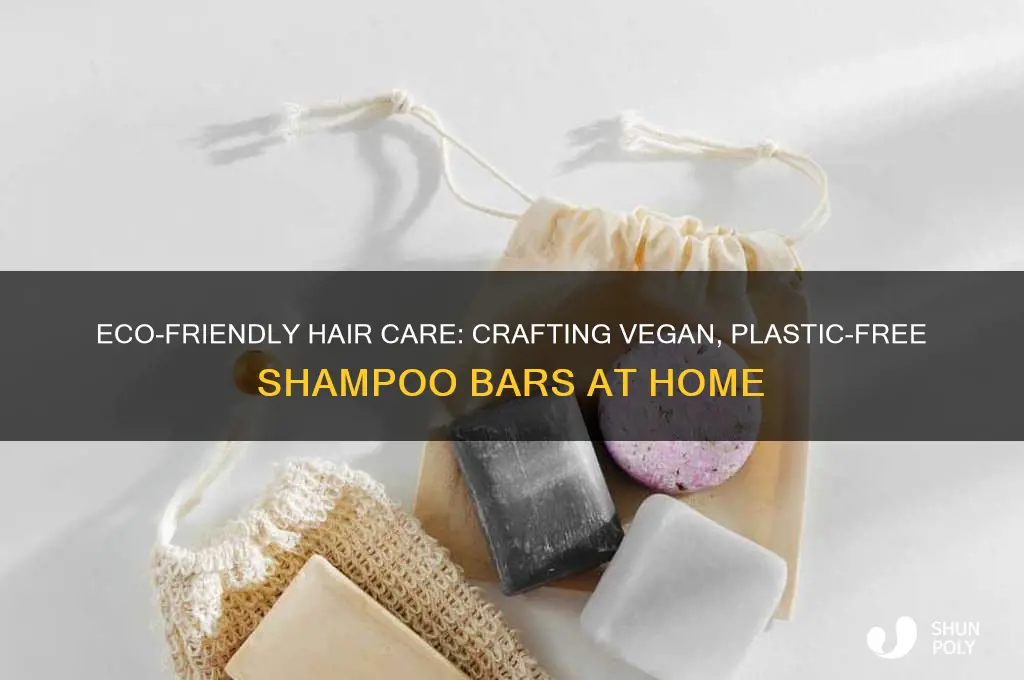 how to make homemade vegan plastic free shampoo bars