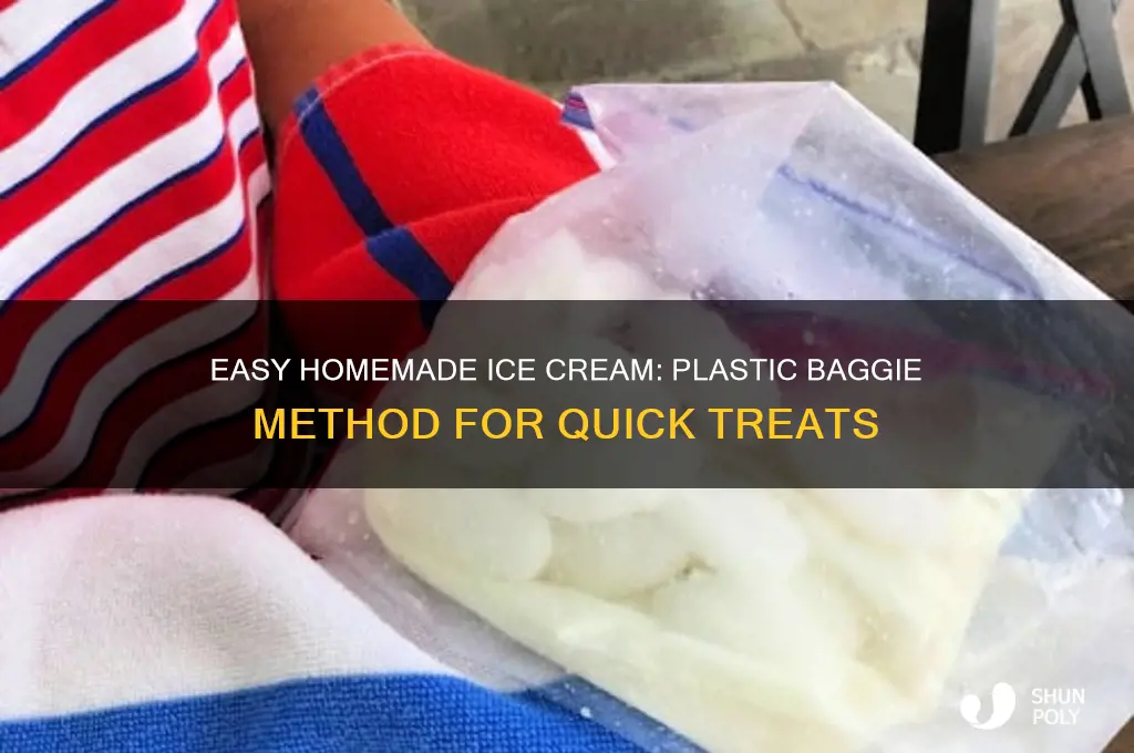how to make ice cream in a plastic baggie