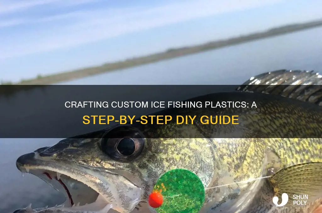 how to make ice fishing plastics