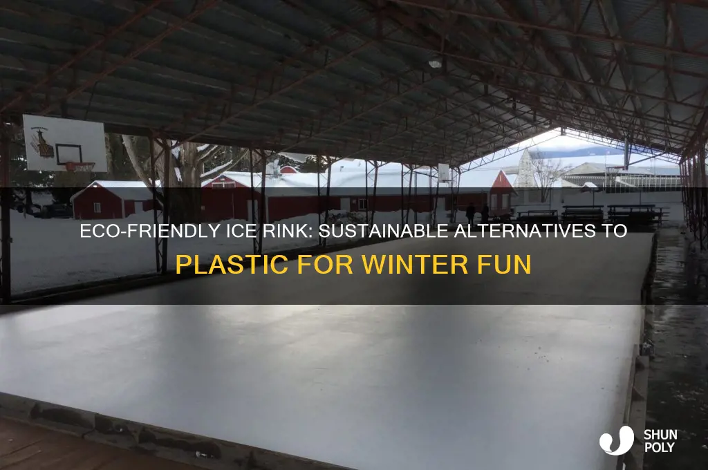 how to make ice rink without plastic