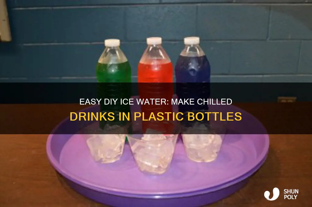 how to make ice water in plastic bottle