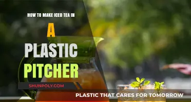 Easy Iced Tea Recipe: Brew and Chill in a Plastic Pitcher