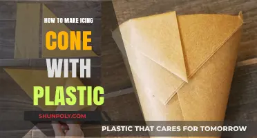 DIY Icing Cone: Easy Plastic Crafting Guide for Beginners