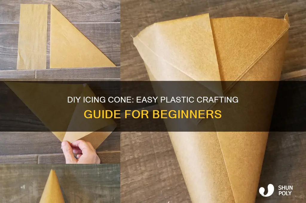 how to make icing cone with plastic