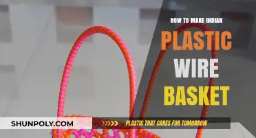 DIY Guide: Crafting Traditional Indian Plastic Wire Baskets at Home