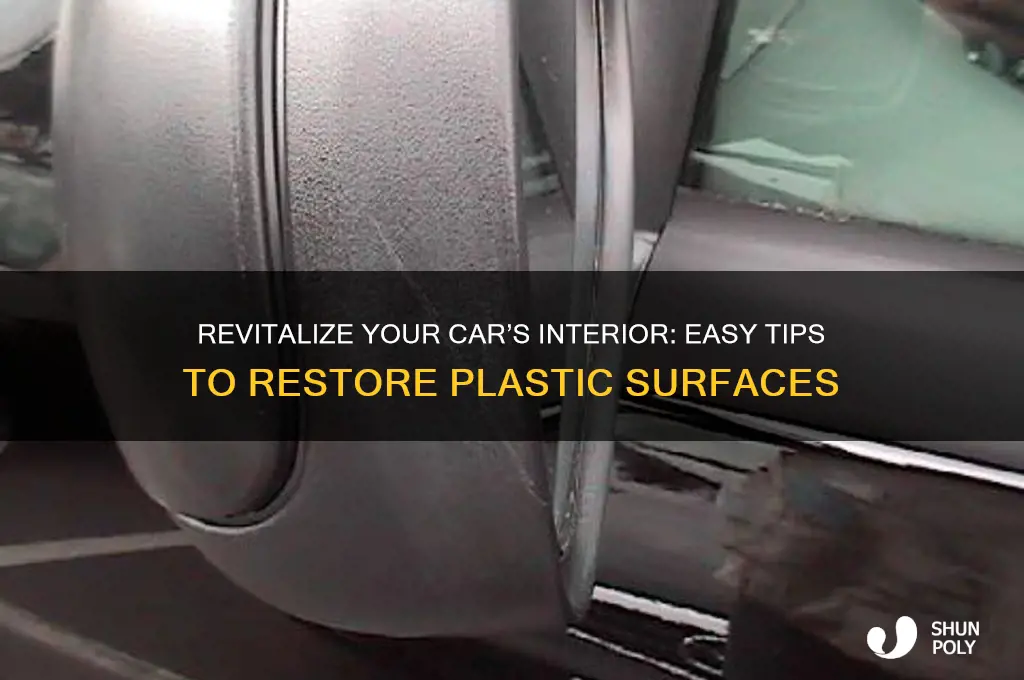 how to make interior plastic look new