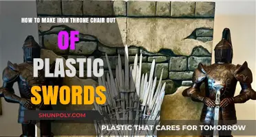 Crafting a Plastic Sword Iron Throne Chair DIY Guide