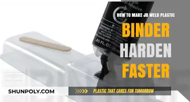 Speed Up JB Weld Plastic Binder Curing: Quick Hardening Tips