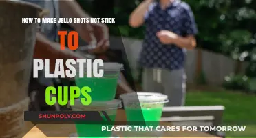Prevent Jello Shots from Sticking to Plastic Cups: Easy Tips and Tricks