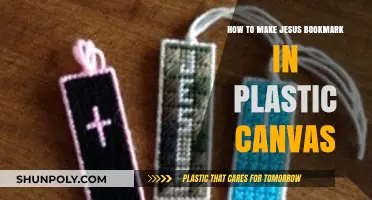 Crafting a Jesus Bookmark: Plastic Canvas DIY Guide