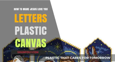 Crafting Jesus Love You Letters with Plastic Canvas: A Creative Guide