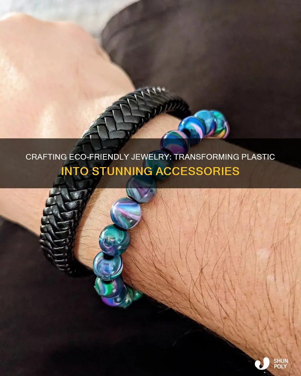 how to make jewelry out of recycled plastic