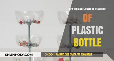 Creative DIY: Crafting a Unique Jewelry Stand from Plastic Bottles